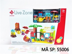 55006 HỘP LOGO RÁP KHU VƯỜN 48 MIẾNG Live Zone