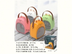 JY-1116 HỘP QUẠT PIN PHUN SƯƠNG THỎ + SẠC USB