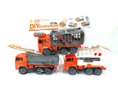 215C-1-2-3 TÚI XE CÔNG TRÌNH TRỚN + ỐC VÍT ĐỦ MẪU (BEN, CHỞ THÚ, NÂNG) (PVC)