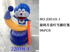 2201H-1 DORAEMON NGỒI MẶT TRĂNG PIN NHẠC ĐÈN (LỒNG ĐÈN)