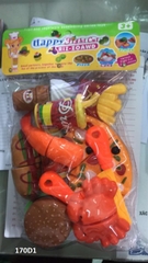 170D1 TÚI BẾP DÍNH BÁNH PIZZA, HAMBURGER, BÁNH MÌ, TÔM CUA, KEM PVC