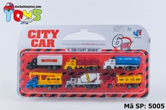 5005 VỈ XE CÔNG TRÌNH TRỚN 6C ĐỦ MẪU