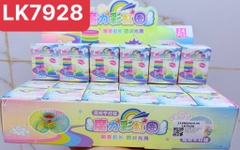 LK7928  LỐC VÒNG MÀU LÒ XO MẶT CƯỜI 24 CÁI