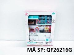 QF26216G HỘP NHÀ BẾP PIN LÒ NƯỚNG, BỒN RỬA CHÉN 2 NGĂN