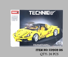 C0902-DS  HỘP LOGO RÁP XE HƠI FERRARI 391 MIẾNG