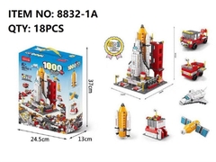 8832-1 HỘP LOGO RÁP BỆ PHÓNG TÊN LỬA 6 IN 1 1000 MIẾNG LELEBROTHER