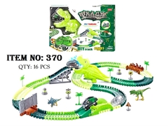 370 HỘP ĐƯỜNG RAY XE KHỦNG LONG PIN 227 MIẾNG + 2C KHỦNG LONG