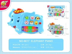 NO-6617 HỘP ĐÀN ORGAN VOI PIN