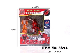 2894 HỘP RÁP ROBO BIẾN HÌNH KHỦNG LONG, XE