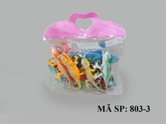 803-3 TÚI CHÍT THÚ RỪNG BÒ SÁT 8 CON