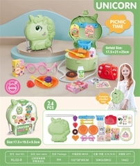 KL02-8  TÚI XÁCH TRANG ĐIỂM NGỰA PONY, BÁNH, MÁY CHỤP HÌNH, MẮT KIẾNG