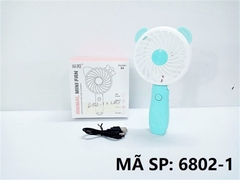 6802-1 HỘP QUẠT PIN + SẠC USB