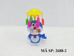 2688-2 TÚI QUẠT QUAY TAY MÁI ĐÌNH DOREMON ĐÈN