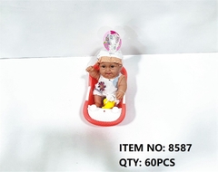 8587 LƯỚI THAU TẮM BÉ TRAI MẮT THỦY TINH + 1C CHÍT VỊT