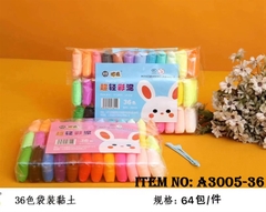 A3005-36 TÚI ĐẤT SÉT TỰ KHÔ 36 MÀU