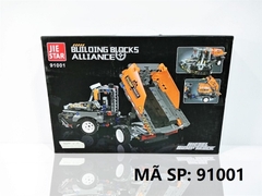 91001 HỘP LOGO RÁP XE CÔNG TRÌNH BEN 500 MIẾNG JIE STAR