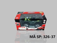 326-37 HỘP XE JEEP LÍNH ĐK 7 Đ.TÁC, CÓ SẠC Super Fort Ress