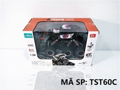 TST60C HỘP XE JEEP ĐỊA HÌNH 6 BÁNH ĐK 7 Đ.TÁC, CÓ SẠC TL 1:28 Tensheng