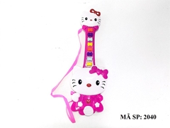 2040  TÚI ĐÀN GHITA PIN MÈO KITTY 7 PHÍM (TIẾNG VIỆT)