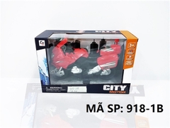 MC918-1B HỘP XE MOTO TRỚN PIN NÚT NHẠC ĐÈN City Motor