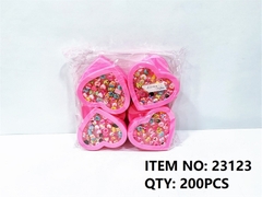 23123 TÚI 8 HỘP NHẪN NHỰA BÁNH KẸO 36 CHIẾC