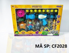 CF2028  HỘP CÂY THỤT BANH HOA QUẢ BẮN ZOMBIES 8 TRÁI