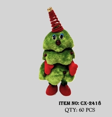 CX-2418  TÚI CÂY THÔNG BÔNG PIN NHẠI TIẾNG (OPP)