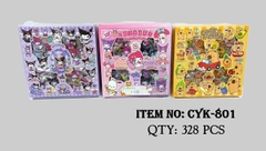 CYK-801  HỘP MIẾNG DÁN STICKER ĐỦ MẪU