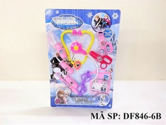 DF846-6B VĨ BÁC SĨ TAI NGHE+ MẮT KIẾNG+ 2C KÉO+SỔ GHI CHÚ FROZEN