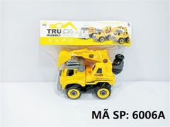 6006A TÚI XE CT CÀO + ỐC, VÍT Truck Puzzle Toys