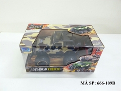 666-109B HỘP XE HƠI JEEP ĐIỀU KHIỂN 7 ĐỘNG TÁC, KHÔNG SẠC, TL 1:16