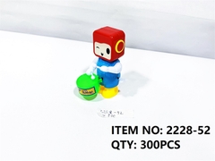 2228-52 TÚI BÉ TRAI ĐẦU VUÔNG CÓT ĐÁNH TRỐNG (OPP)