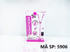 5906 HỘP MICRO KARAOKE PIN NHẠC KẾT NỐI ĐT Star Party mp3