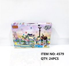 4579 HỘP LOGO RÁP TÀU LƯỢN SIÊU TỐC 648 MIẾNG COGO