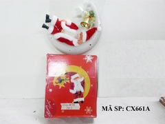CX-661A HỘP NOEL PIN NẰM CUNG TRĂNG 2 NGÔI SAO (TIẾNG ANH)