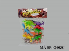 Q603C TÚI THÚ KHỦNG LONG MÀU 12C (ĐỦ MẪU) PVC