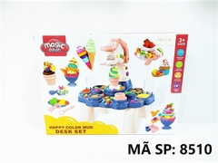 8510 HỘP BÀN ĐẤT SÉT LÀM KEM + MÁY ÉP + 10 TÚI Desk Set