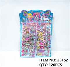 23152 BỘ 5 VỈ 12 TÚI MIẾNG DÁN NỔI THIẾT KẾ THỜI TRANG + VƯƠNG MIỆN (OPP)