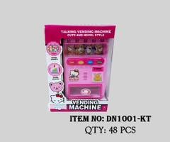 DN1001-KT  HỘP MÁY BÁN NƯỚC NGỌT PIN, COFFEE, SỮA PIN ĐÈN MÈO KITTY