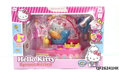 QF26241HK HỘP BẾP GAS PIN HELLO KITTY+ BỒN RỬA CHÉN+ 3 DĨA+ CHẢO ỐP LA+CÁ+ CÀ RỐT