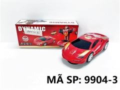 9904-3 HỘP XE HƠI LAMBORGHINI IRON MAN PIN NHẠC ĐÈN BIẾN HÌNH ROBO (Dynamic)