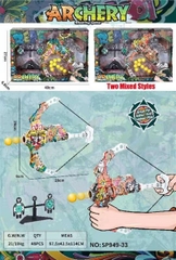 SP949-33 HỘP C_ THỤT BANH + 16 TRÁI BANH + BIA Archery 949-33