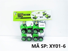 XY01-6 TÚI XE CÔNG TRÌNH VỆ SINH TRỚN 4C ĐỦ MẪU + ỐC VÍT (PVC)