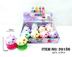 39186 HỘP 12 HŨ SLIME TRONG KIM TUYẾN SANRIO