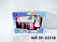 _0331B HỘP CÂY BẮN XÀ BÔNG PIN 2 BÌNH 45 TIA CÓ SẠC USB 0331, 0331C