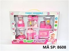 8608 HỘP BẾP 6 MÓN (MÁY ĐÁNH TRỨNG, MÁY XAY SINH TỐ, LÒ NƯỚNG, MÁY NƯỚC NÓNG LẠNH, BÌNH NƯỚC NÓNG) 8607, 8608