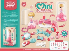 623-324 HỘP BABY TRANG ĐIỂM, GƯƠNG, LƯỢC, KÉO, MẮT KIẾNG