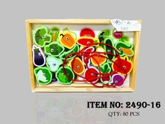 2490-16 BẢNG GỖ CÂU CÁ NAM CHÂM