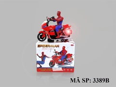 3389B HỘP XE MOTO PIN ĐÈN CHỞ SN NHỆN (SPIDER MAN)