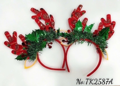 TK2587A  TÚI 2C CÀI TÓC NOEL SỪNG TUẦN LỘC